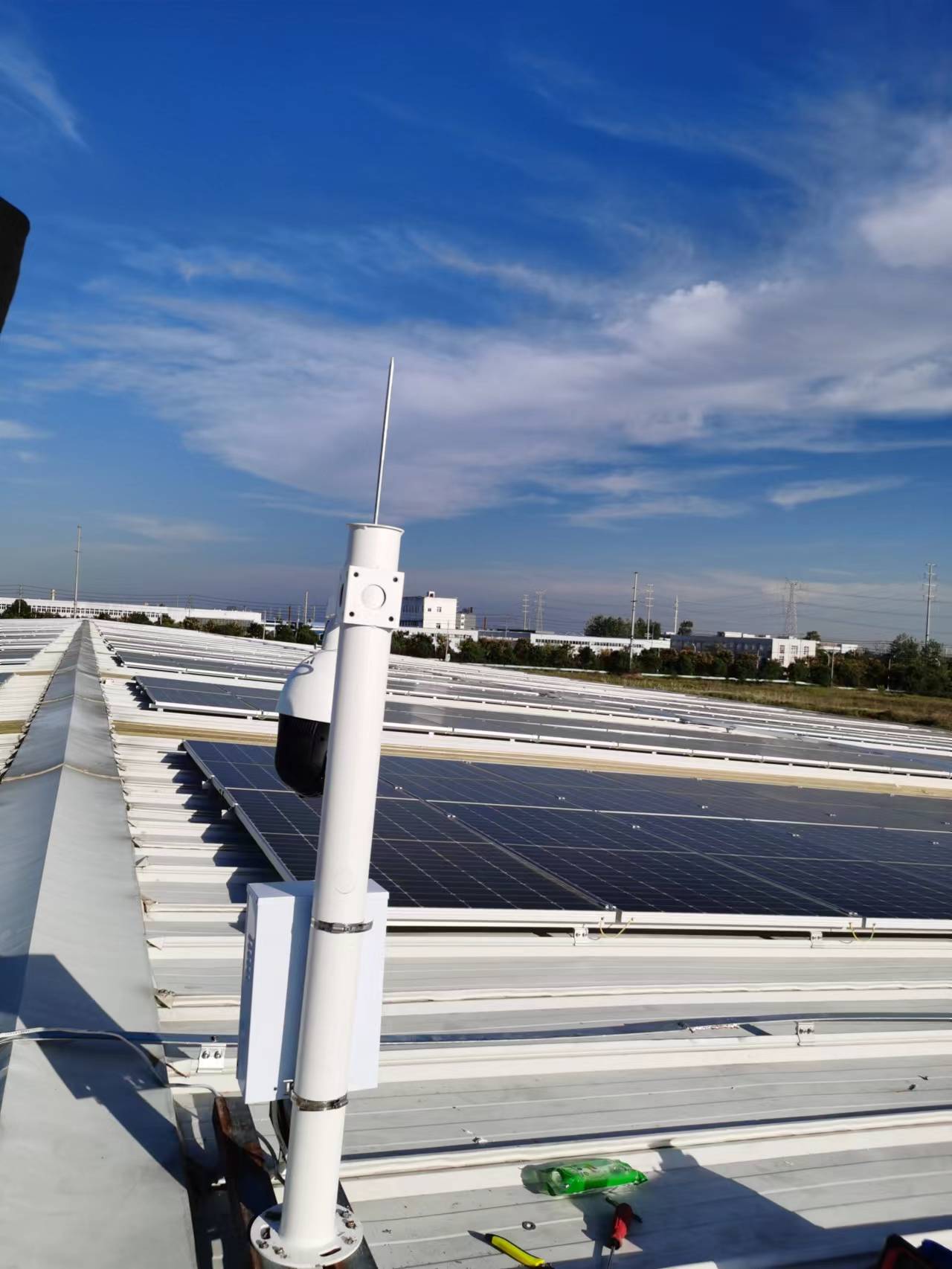 光伏发电屋顶太阳能监控安装